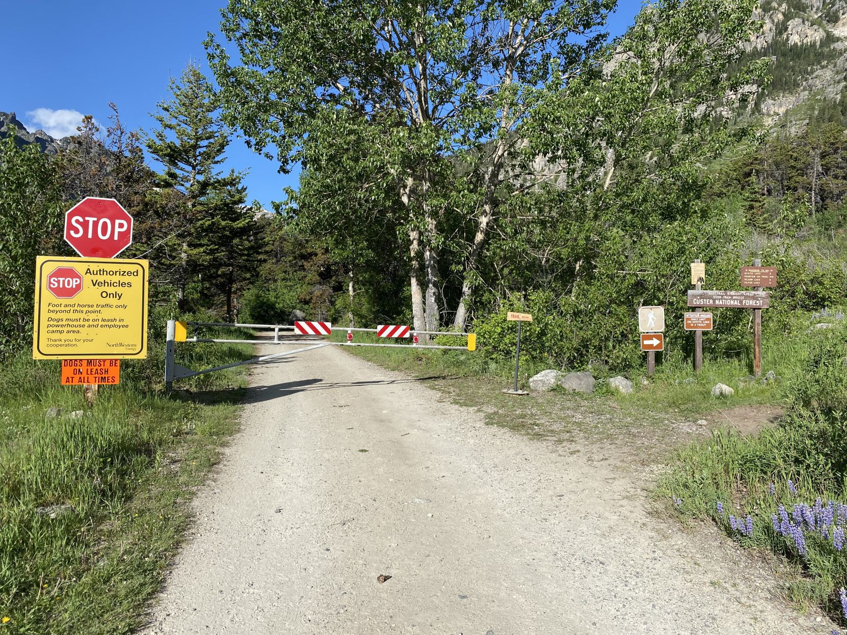 Mystic Lake trail reroute